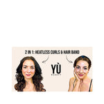 Bandeau 2-en-1 Boucles Sans Chaleur 2-in-1 Heatless Curls Headband - Yù Beauty