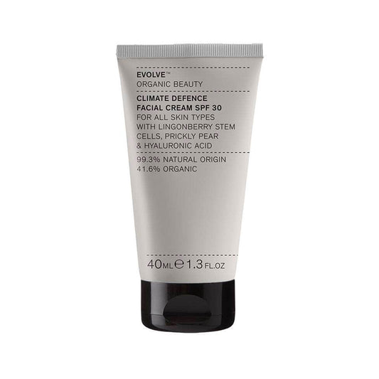 Evolve Beauty Climate Defense SPF30 facial sunscreen