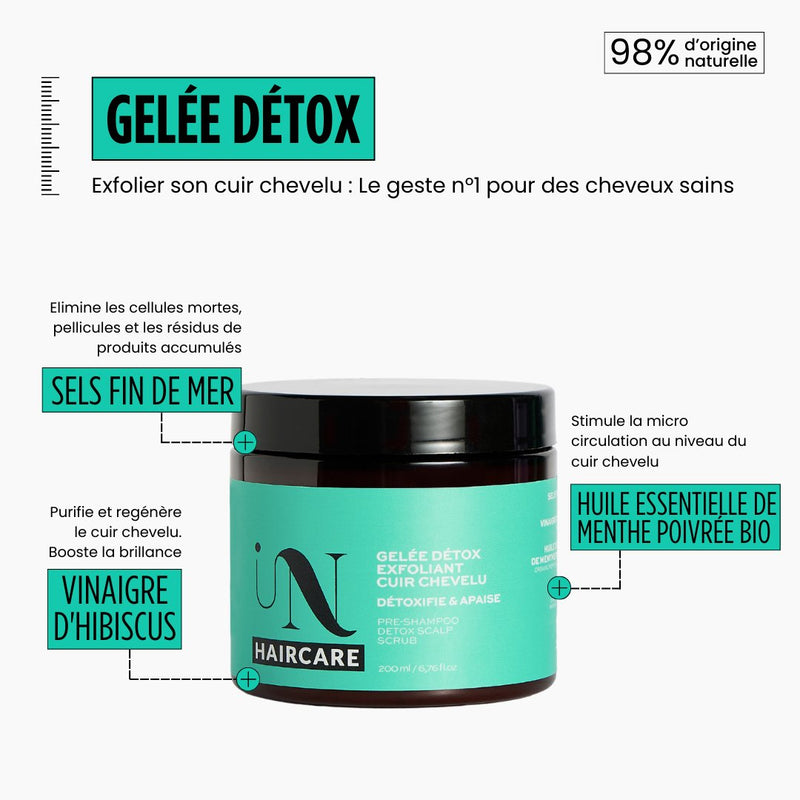 Gelée Détox – Exfoliant cuir chevelu