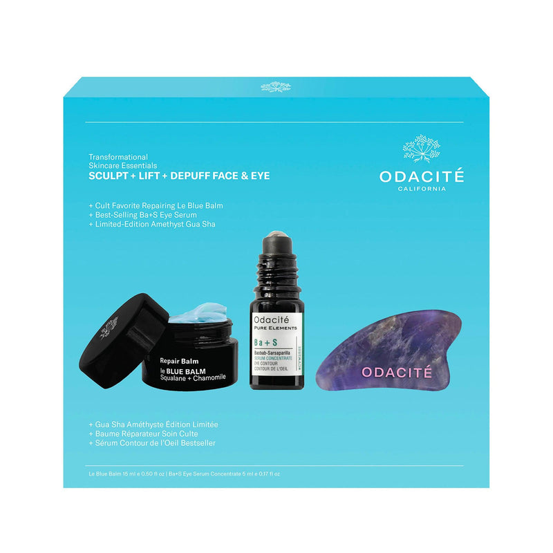 Indisponible - Coffret Gua Sha Glow visage et yeux Indisponible - Coffret Gua Sha Glow visage et yeux - Odacité