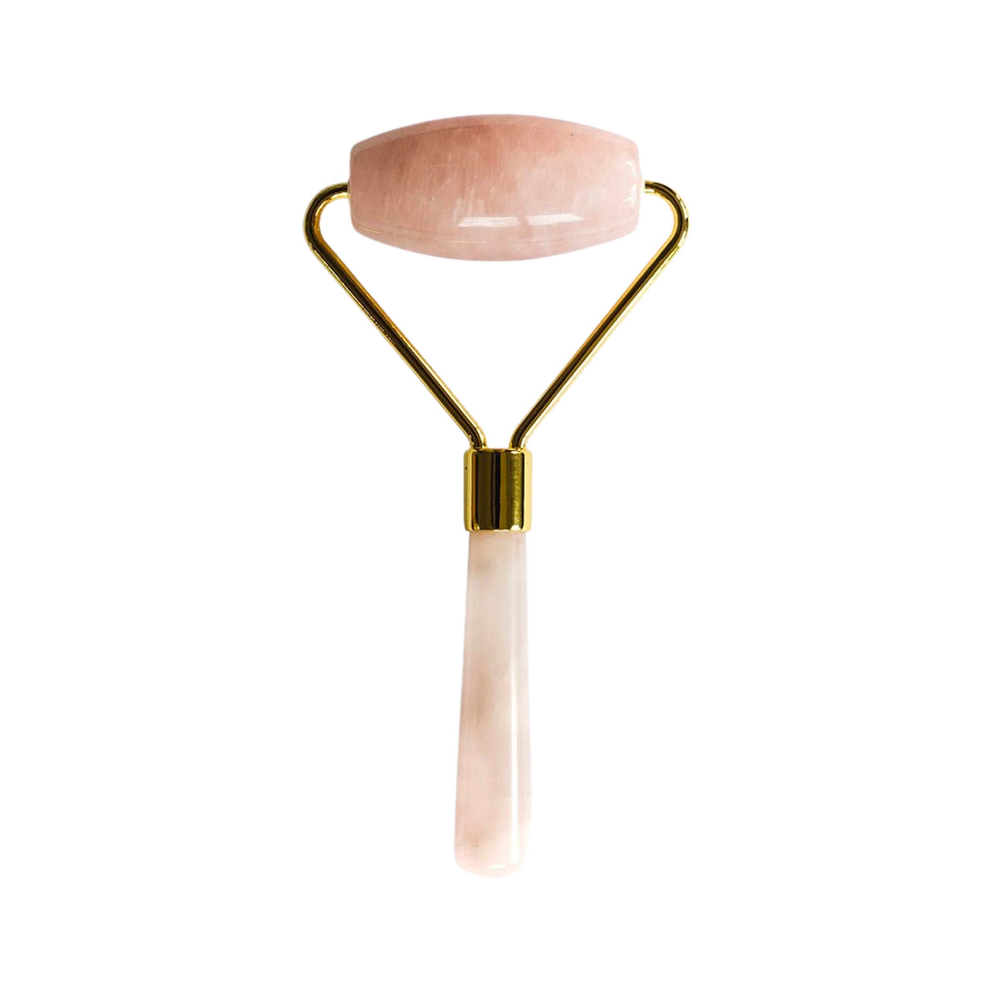 Indisponible - Roller Visage Quartz Rose A+++ Rose Quartz Face Roller A+++ - Yù Beauty