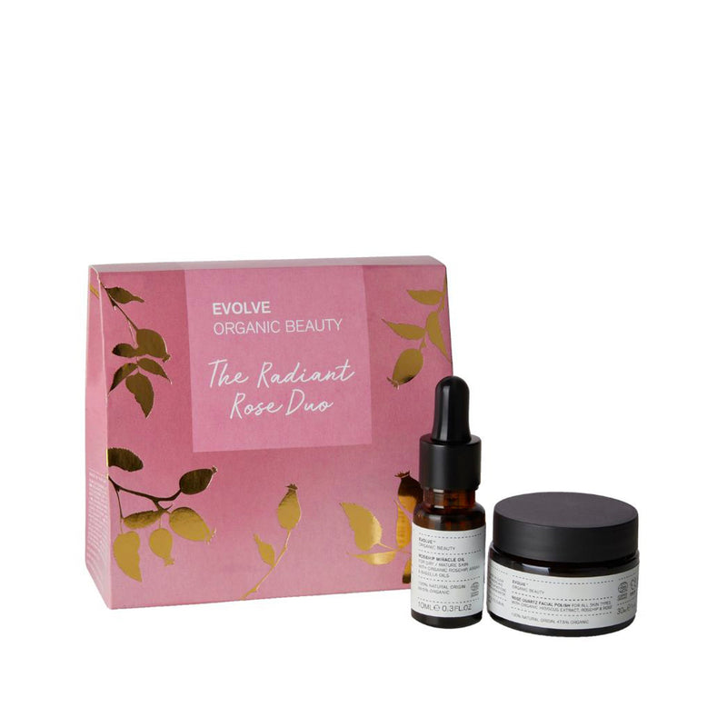 Indisponible - The Radiant Rose Duo – Huile + Gommage à la Rose musquée Indisponible - The Radiant Rose Duo – Huile + Gommage à la Rose musquée - Evolve Beauty