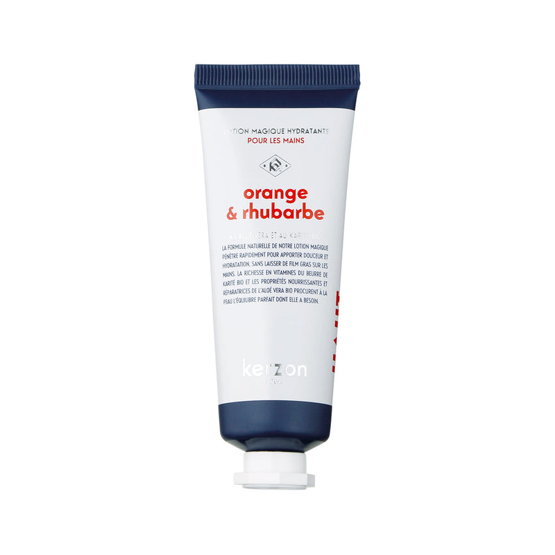 Lotion magique hydratante mains – Orange & Rhubarbe Lotion magique hydratante mains – Orange & Rhubarbe - Kerzon