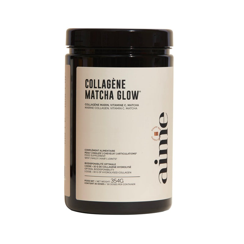 Matcha Glow – Poudre collagène thé Matcha Glow – Tee-Kollagenpulver - Aime