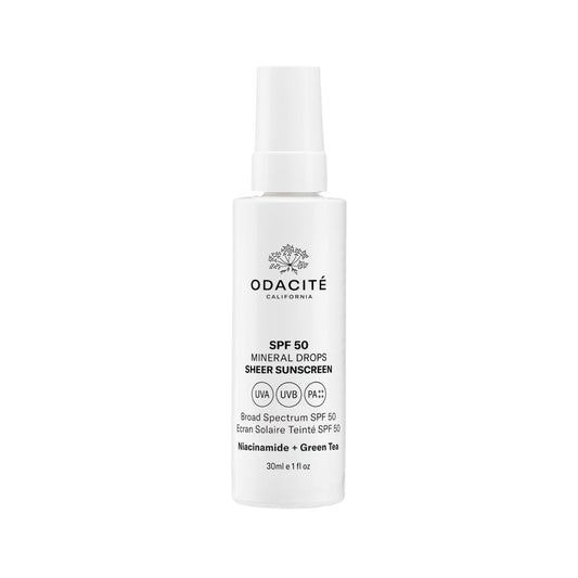 Odacité SPF 50 Mineral Drops Écran Solaire Invisible