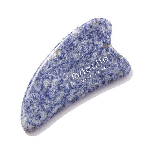 Odacité Crystal Contour Gua Sha blauer Sodalith