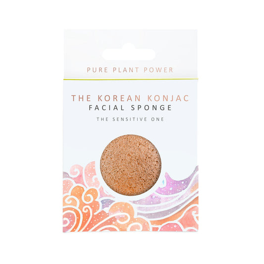 Konjac Sponge Co The Sensitive One Konjac Sponge – Chamomile and Pink Clay