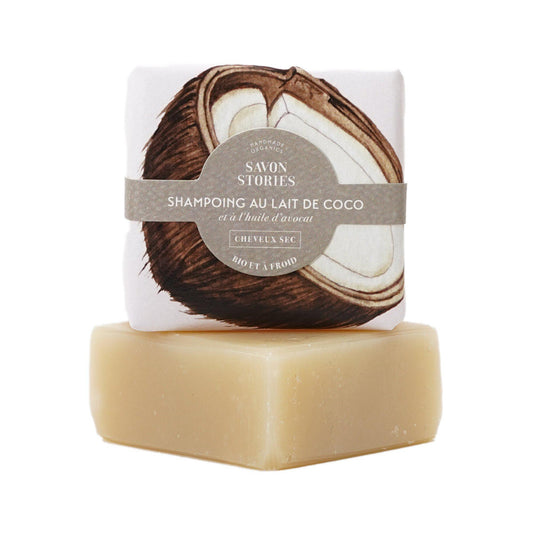 Savon Stories Shampoing Lait de Coco Cheveux Secs